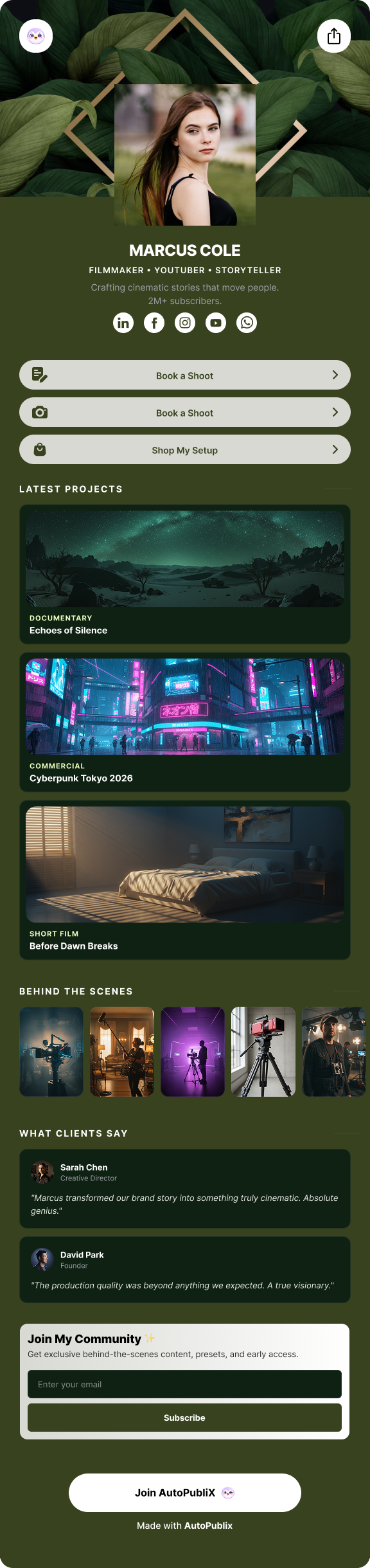 Cinematic Creator
