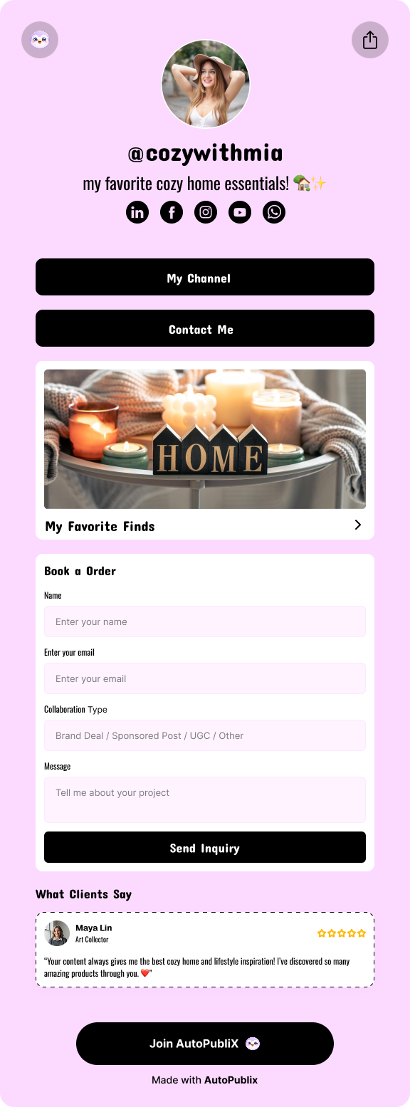 Cozy Creator